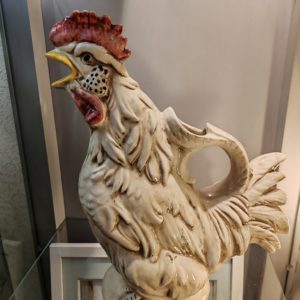 Grand Pichet
Coq en Barbotine
Début XXème
Hauteur 32,5 cm