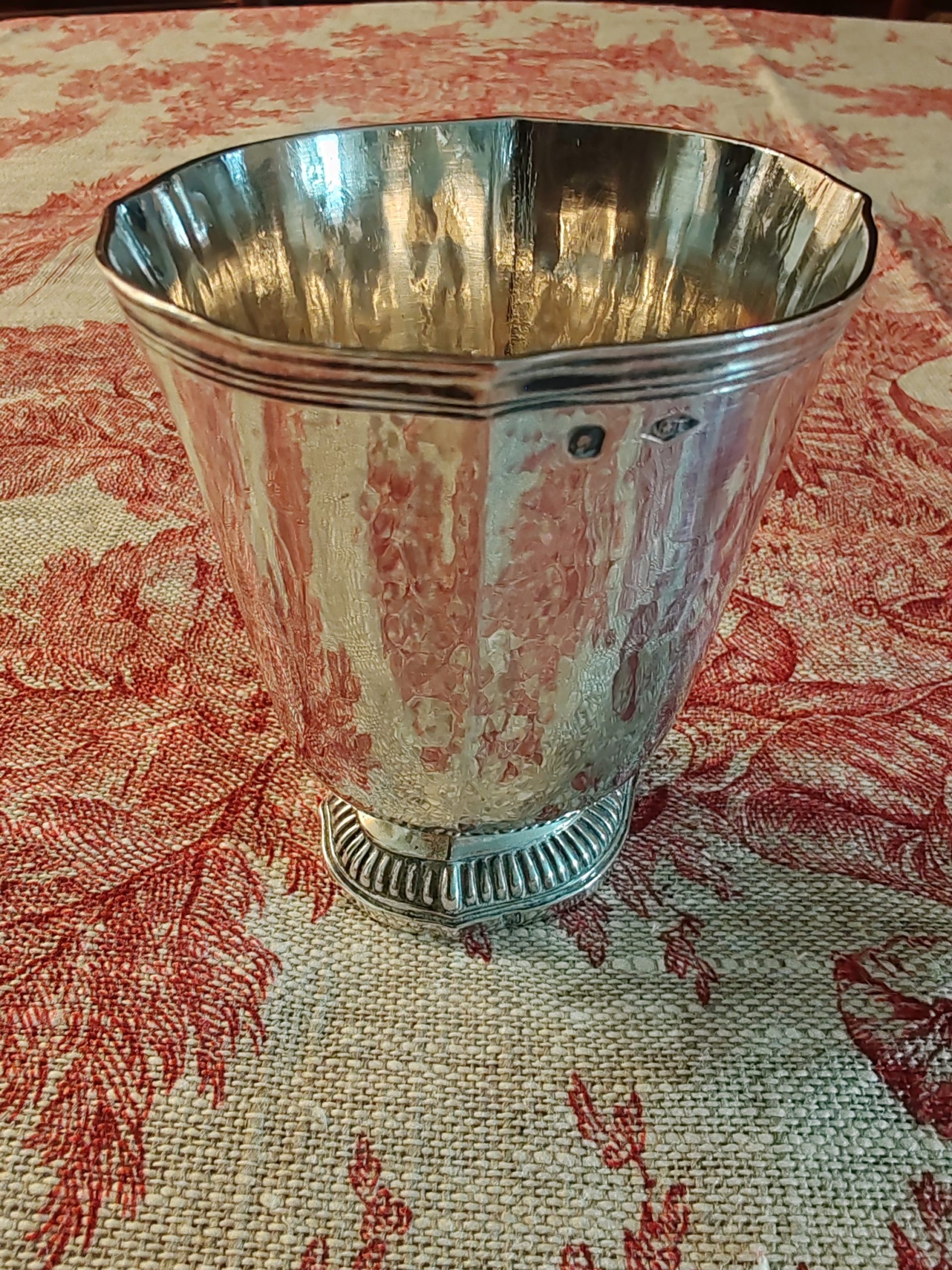 Timbale En Argent Massif Minerve – Vintage, Fabrication 1850-1899