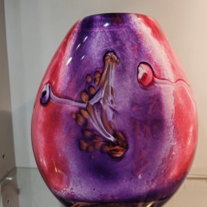 Sculpture verrière
   soufflé bouche de BIOT
   signé Jean Luc Gambier
         Hauteur 17,2 cm