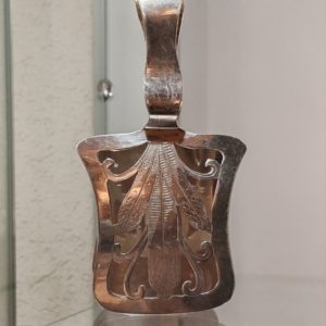 Pince à Asperges en Métal Argenté ART NOUVEAU
