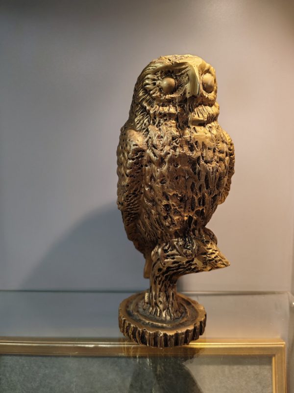 Chouette 
Bronze Doré
Hauteur 21 cm