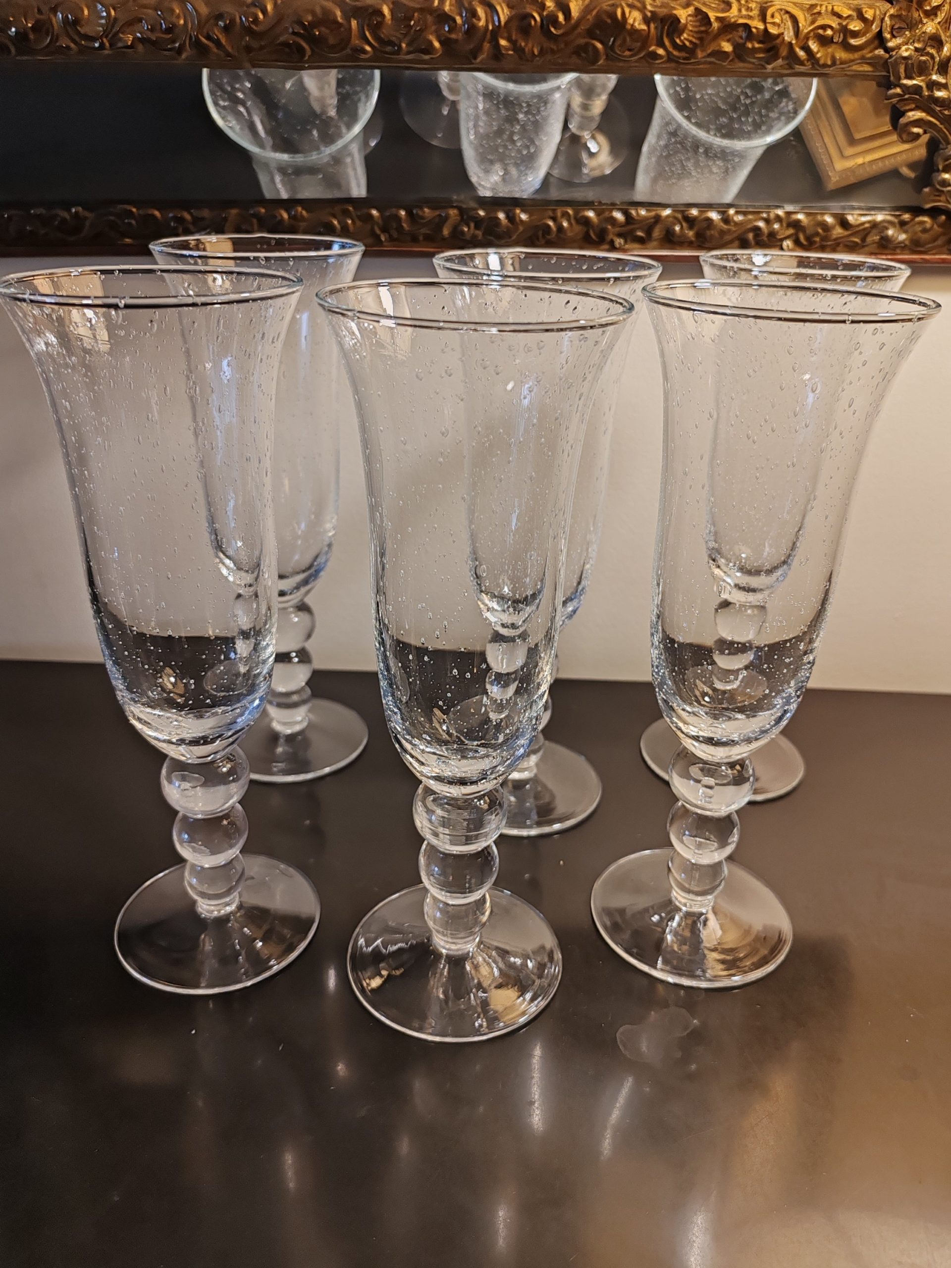 Série de 6 Flûtes BIOT
Hauteur 21 cm