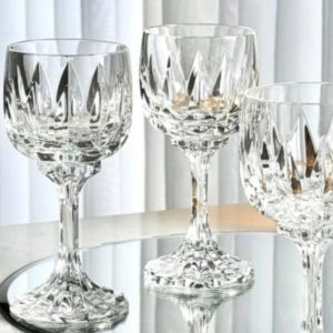 10 Verres VILLEROY & BOCH
en Cristal Taillé 
Modèle Arabelle
