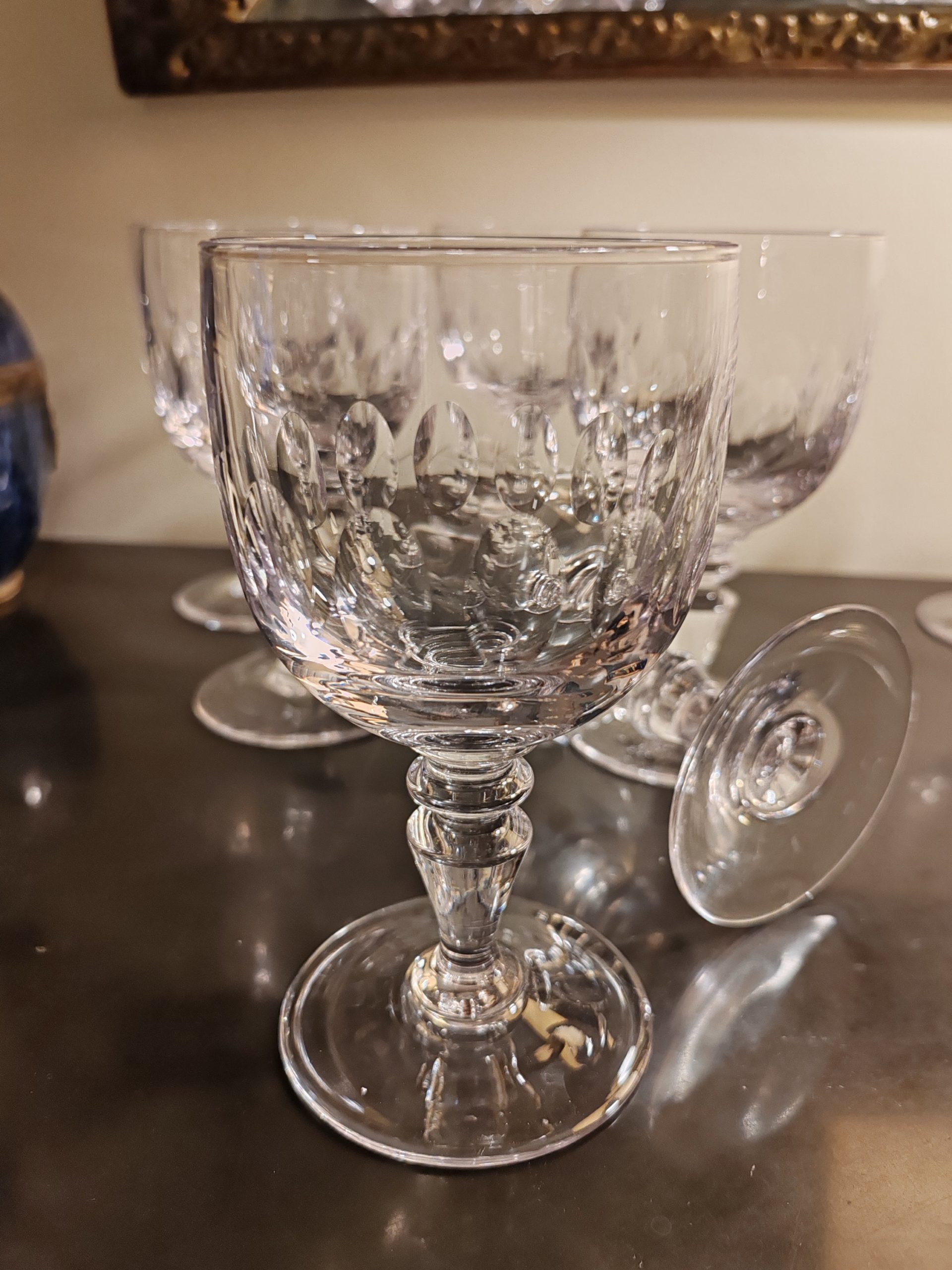 9 Verres en Cristal
de BACCARAT
Catalogue 1907
Hauteur 14,5 cm