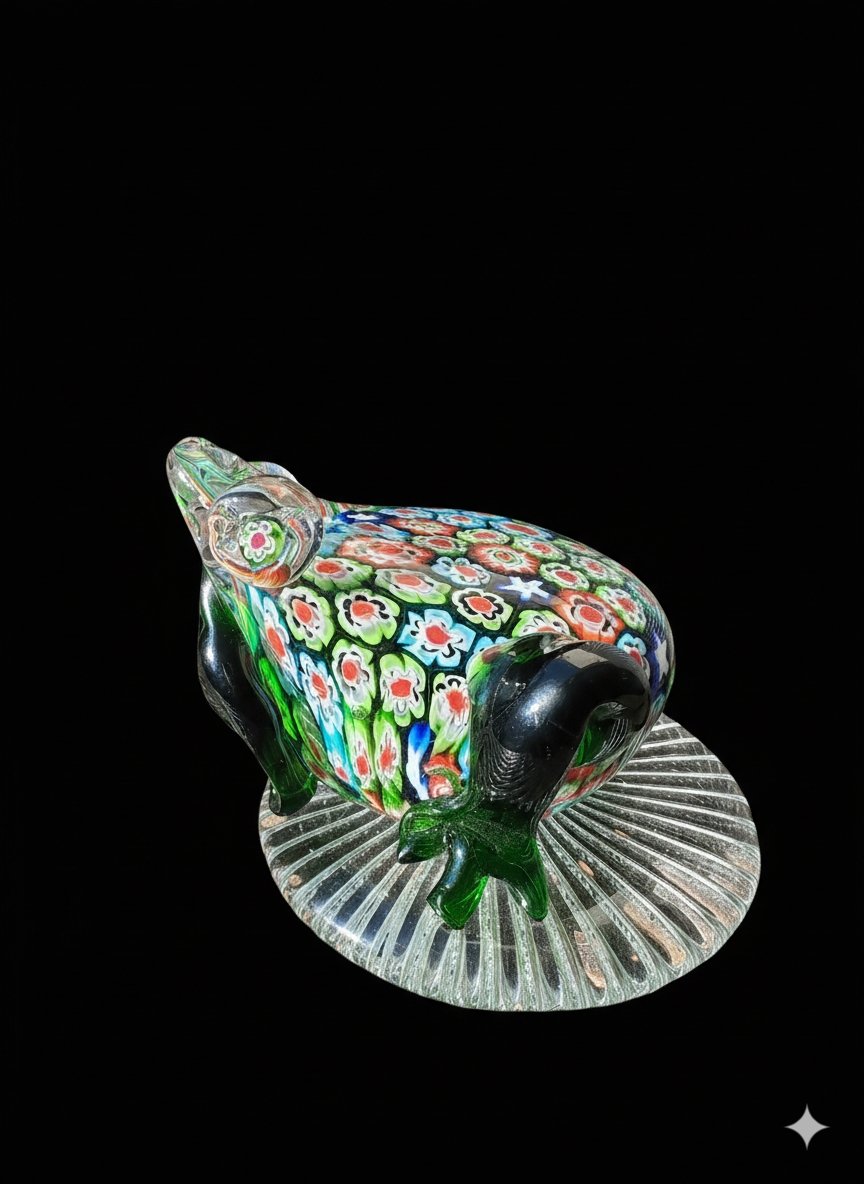 Grenouille millefiori
En Verre de Murano
