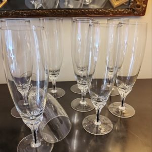 9 Flûtes à champagne
MURANO
Hauteur 20,5 cm