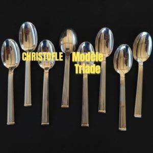 CHRISTOFLE modèle Triade 8 cuillères à Moka
Collection Air France Concorde